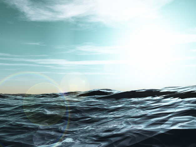 Обои картинки фото stranded, 3д, графика, sea, undersea, море, небо