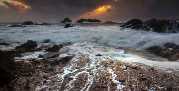 Картинка heybrook bay devon england природа моря океаны шторм скалы девон англия залив хайбрук