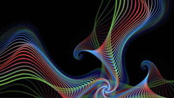 Картинка 3д графика fractal фракталы цвет фон узор