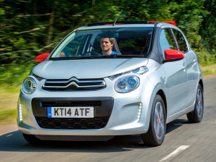 Картинка автомобили citroen citroеn светлый 5-door uk-spec 2014г airscape c1