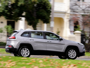 Картинка автомобили jeep cherokee sport au-spec kl 2014г серый