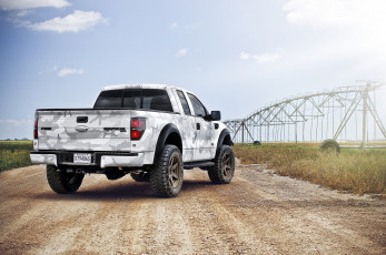 Картинка ford+f-150+raptor автомобили ford поле внедорожник