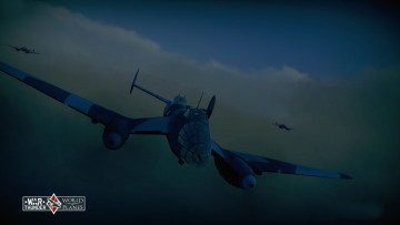 Картинка видео+игры war+thunder +world+of+planes полет самолет