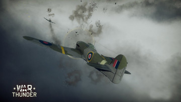 Картинка видео+игры war+thunder +world+of+planes полет самолеты