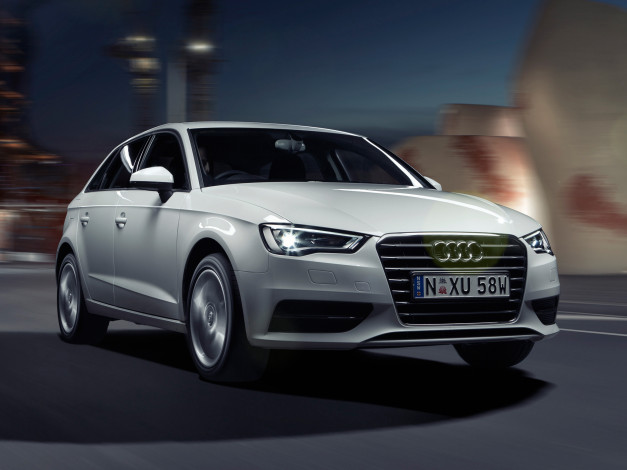 Обои картинки фото автомобили, audi, a3, sportback, 1-4t, au-spec, 8v, светлый