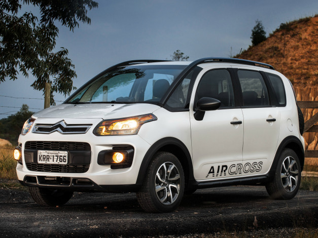 Обои картинки фото автомобили, citroen, citroеn, aircross, 2010г, светлый