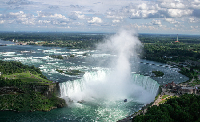 Обои картинки фото niagara falls, природа, водопады, водопад, река