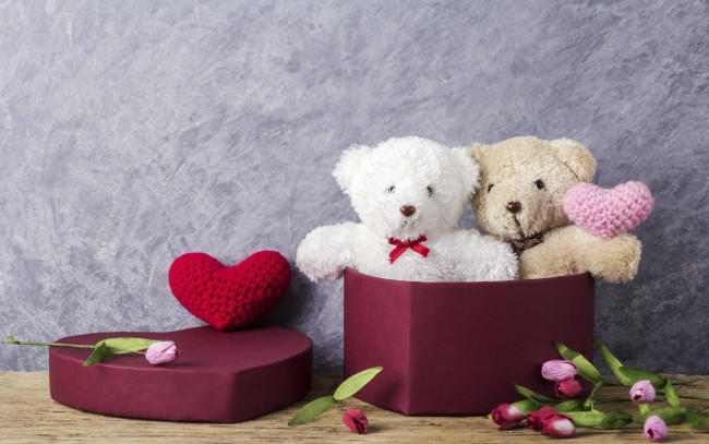 Обои картинки фото разное, игрушки, wood, love, любовь, gift, romantic, тюльпаны, cute, мишка, розовые, heart, цветы, сердце, pink, игрушка, tulips, bear, valentine's, day, flowers, подарок, teddy