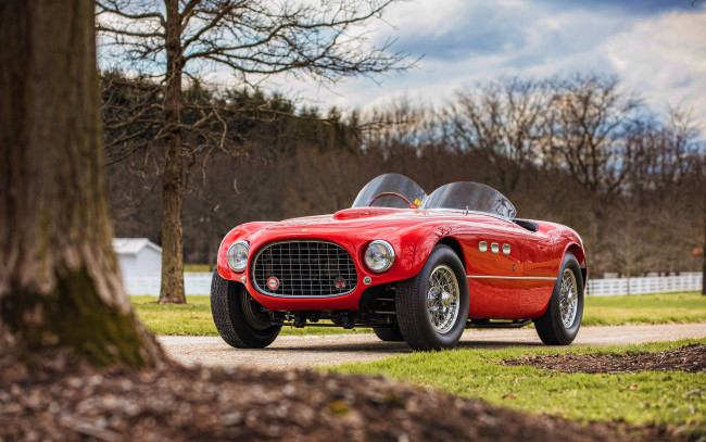 Обои картинки фото автомобили, ferrari, 340mm, spyder, 4к, ретро, 1953, года, суперкар, олдсмобиль, феррари