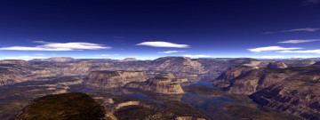 Картинка coolwater canyons 3д графика nature landscape природа