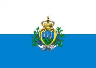 Картинка сан марино разное флаги гербы голубой белый