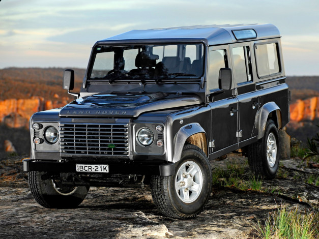 Обои картинки фото land, rover, defender, 110, station, wagon, автомобили