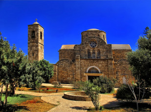 Картинка st barnabas monastery salamis north cyprus города католические соборы костелы аббатства монастырь кипр ландшафт