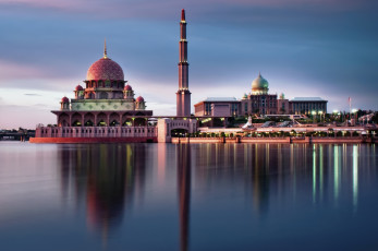 Картинка города мечети медресе вода мечеть