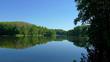 Картинка природа реки озера небо лес озеро