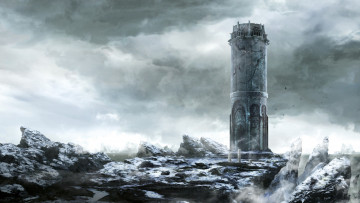 Картинка the witcher wild hunt видео игры башня