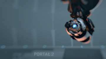 Картинка видео игры portal робот