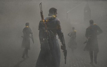 обоя the, order, 1886, видео, игры, туман, солдаты
