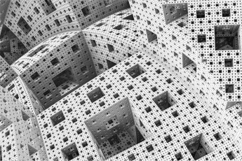 Картинка 3д+графика абстракция+ abstract искажение клетки кубы рендер