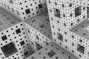 Картинка 3д+графика абстракция+ abstract клетки кубы рендер