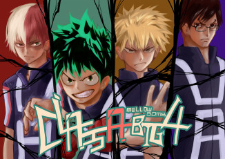 Картинка аниме boku+no+hero+academia парни