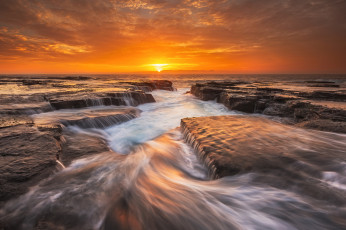 Картинка природа восходы закаты скалы австралия утро