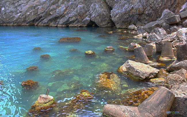 Обои картинки фото природа, побережье, вода, скалы, камни, море