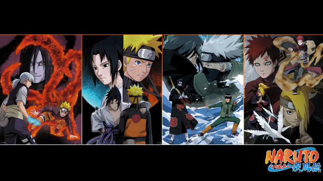 Обои картинки фото аниме, naruto, shinobi, uchiha, sasuke, kabuto, шиноби, orochimaru, ниндзя, gaara, akatsuki