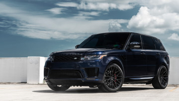 обоя мужик из англии, автомобили, range rover, range, rover, blue, sport, parking, ranger