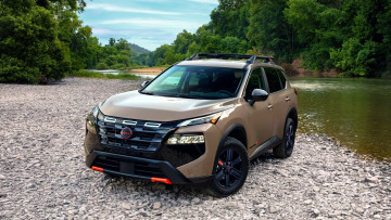 Картинка nissan+rogue+rock+creek+2025 автомобили nissan datsun rogue rock creek прирoда рeка ниссан крoссoвeр