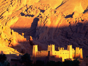 Картинка casbah ruins dades gorge morocco города исторические архитектурные памятники