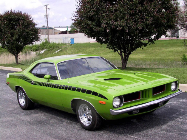 Обои картинки фото plymouth, barracuda, автомобили