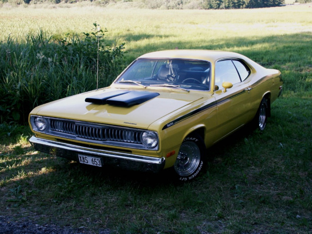 Обои картинки фото plymouth, duster, автомобили