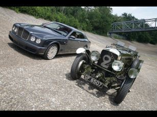 обоя bentley, brooklands, 2008, автомобили