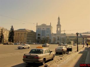 Картинка города улицы площади набережные