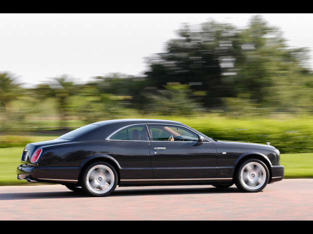 Обои картинки фото bentley, brooklands, 2008, автомобили