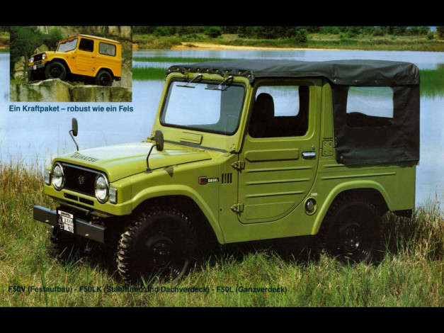 Обои картинки фото daihatsu, wildcat, serie, f50, автомобили