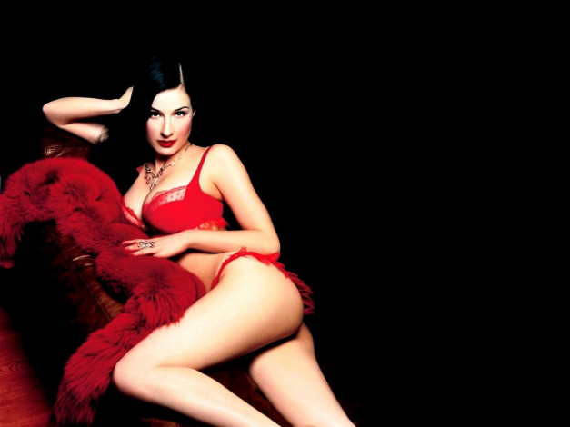 Обои картинки фото Dita Von Teese, девушки