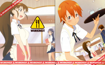 Картинка аниме working девочки