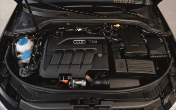 обоя audi, a3, tdi, 2011, автомобили, двигатели