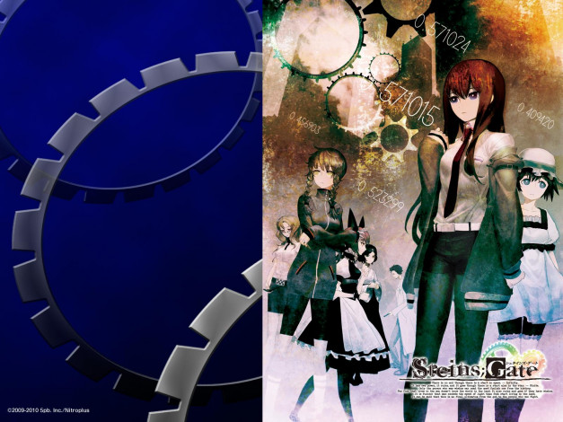 Обои картинки фото аниме, steins, gate, девушки