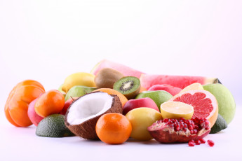 Картинка еда фрукты ягоды витамины