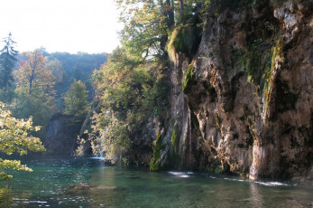 Картинка плитвицкие озера хорватия природа реки горы