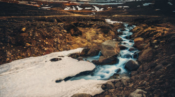 Картинка природа реки озера исландия