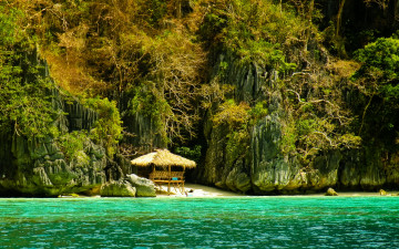 Картинка coron palawan islands филиппины природа реки озера озеро