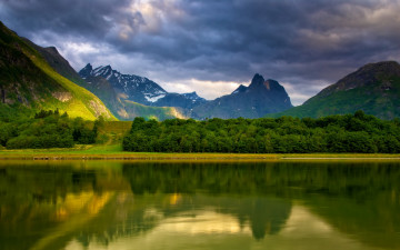 Картинка природа реки озера река горы пейзаж