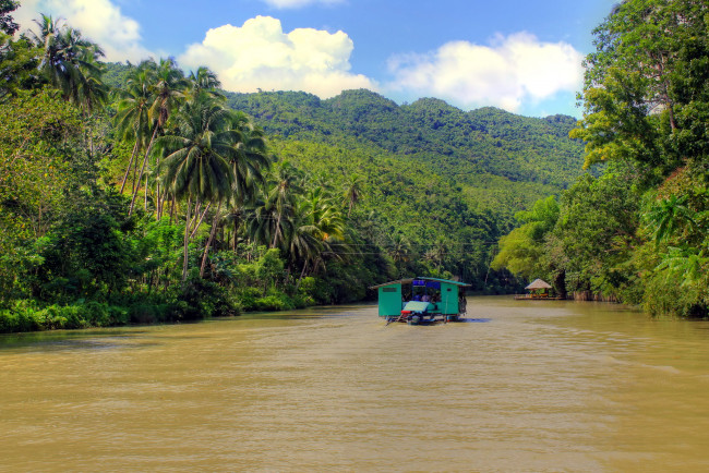 Обои картинки фото coron, palawan, islands, филиппины, природа, реки, озера, джунгли, тропики, река