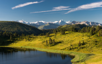 Картинка sewenseeli lake entlebuch switzerland природа реки озера деревья горы альпы озеро лес швейцария энтлебух alps