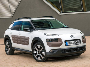 обоя автомобили, citroen, 2014г, uk-spec, cactus, c4, citroеn