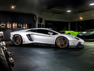 Картинка автомобили lamborghini nl2 lp700-4 светлый aventador torado novitec 2014г lb834